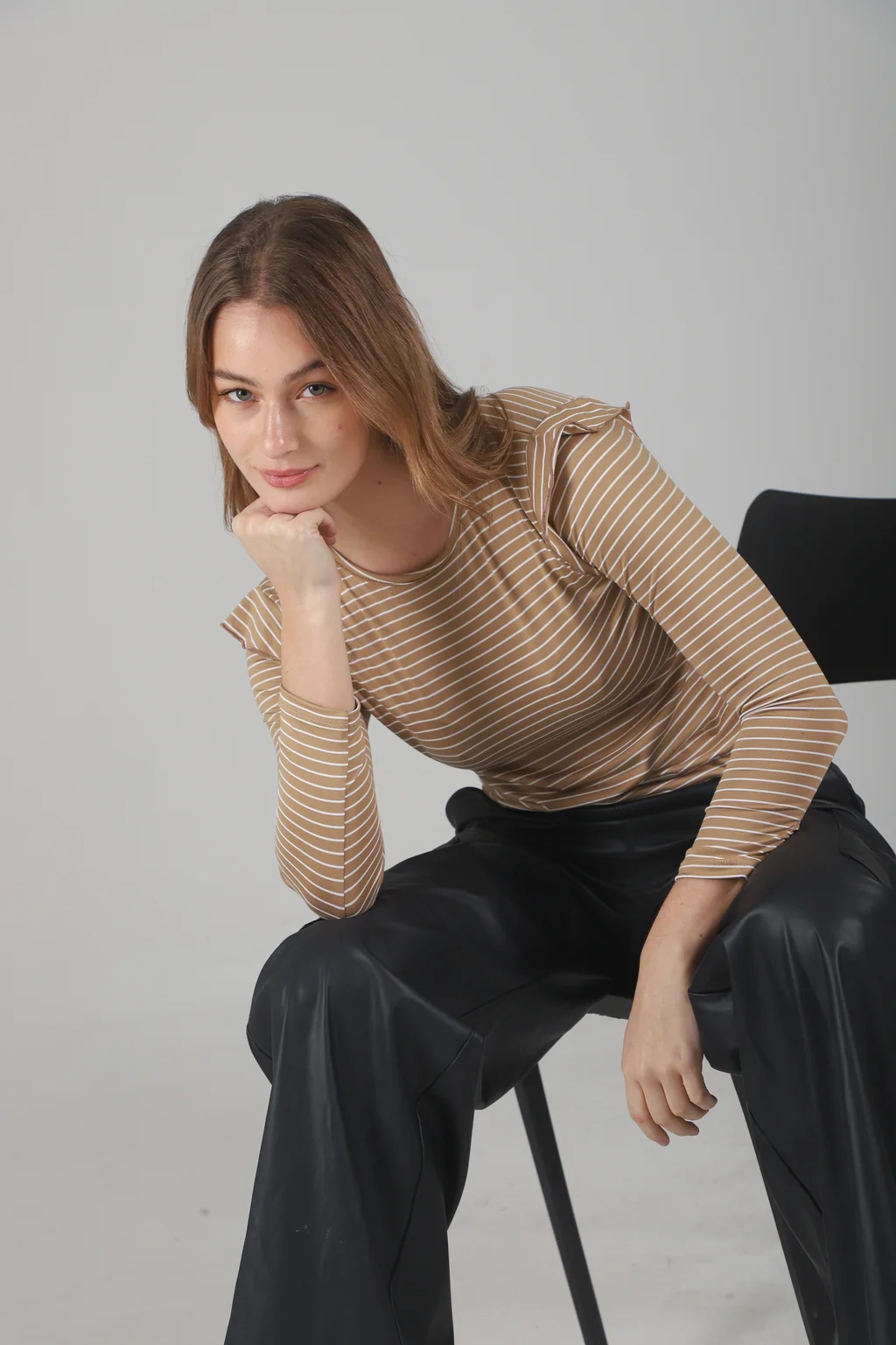 Remera Volados Modal Soft Rayada