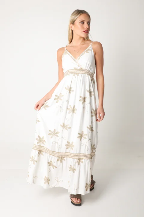 Vestido KIAF c/bordado GUK70140