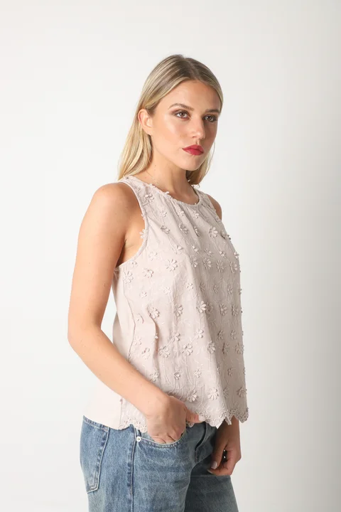 Musculosa CATTANIA  Bordada GU5157