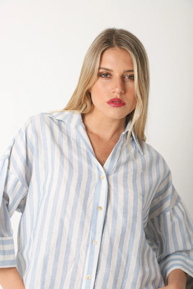 Camisa CRAYON Rayada c/ Manga 3/4 GUK70187