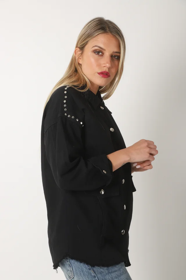 Camisaco RAPSODY gabardina c/tachas GUK70170