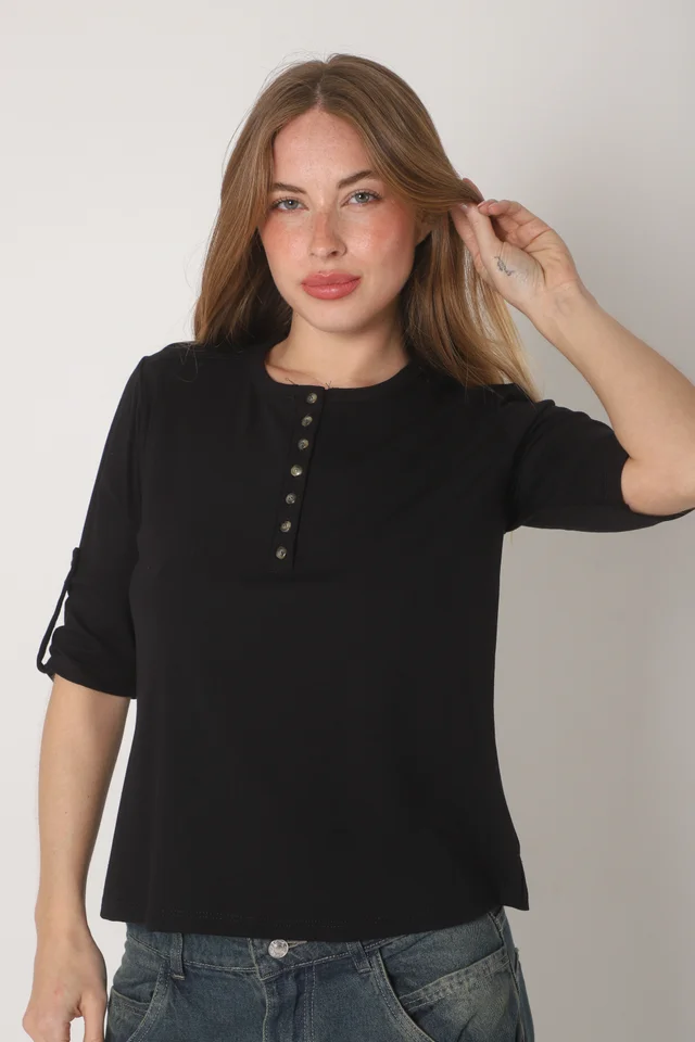 Remera AMANDA Abotonada