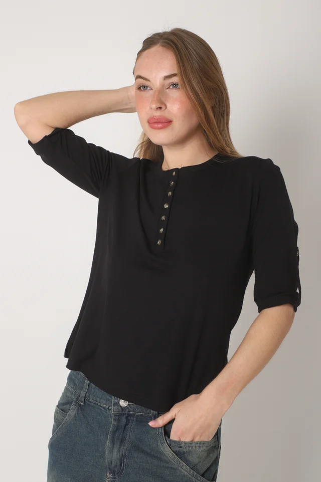 Remera AMANDA Abotonada