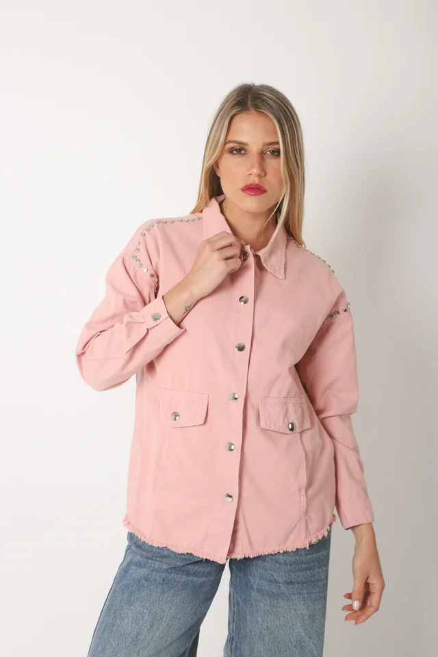 Camisaco RAPSODY gabardina c/tachas GUK70170