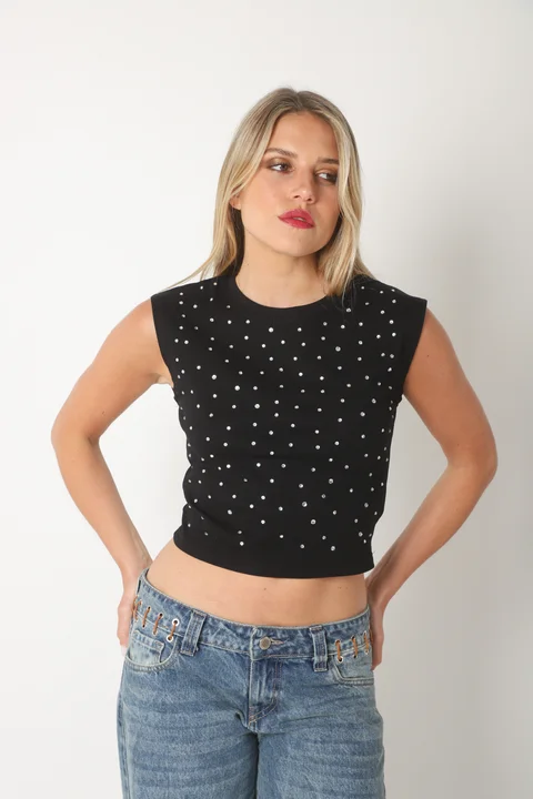 Musculosa SOUSI c/ piedras GU2667