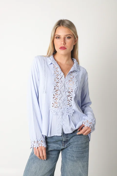 Camisa Eden   Broderie GUK66