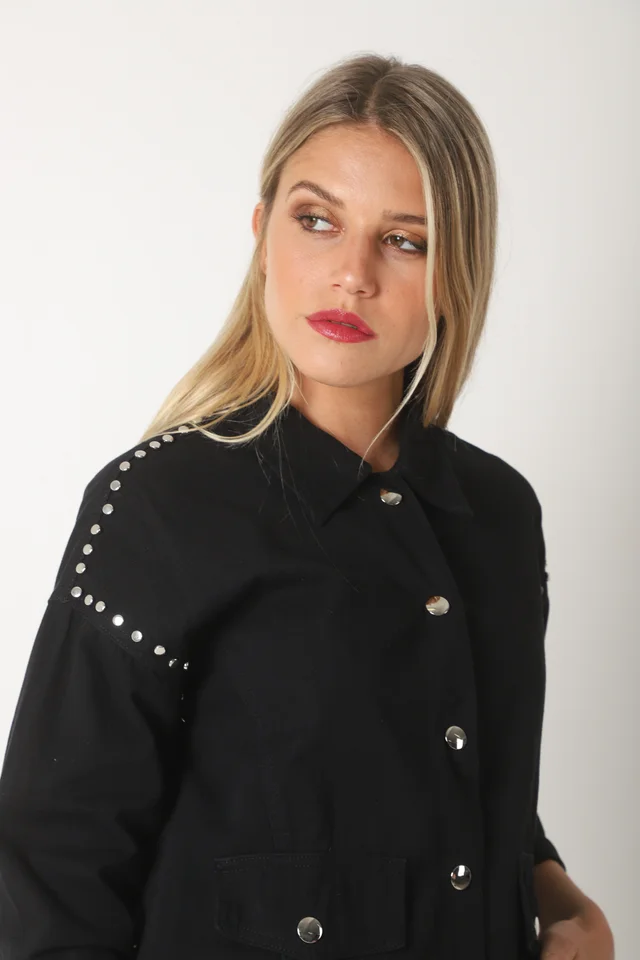 Camisaco RAPSODY gabardina c/tachas GUK70170