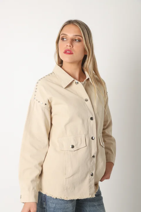 Camisaco RAPSODY gabardina c/tachas GUK70170