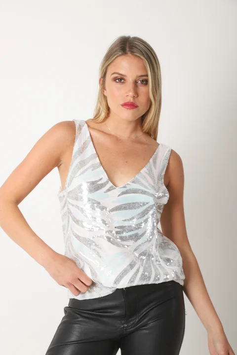 Musculosa ECLEPTIC COLOURS c/Lentejuelas GU5199