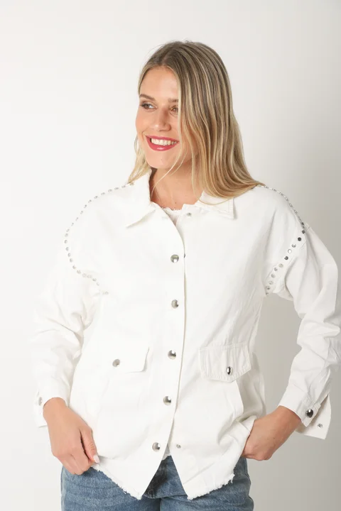 Camisaco RAPSODY gabardina c/tachas GUK70170