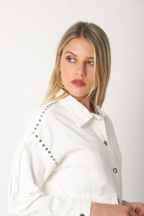 Camisaco RAPSODY gabardina c/tachas GUK70170