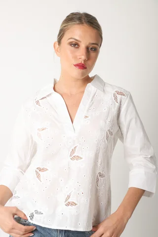 Blusa NANTES c/bordado GUK70154 - Vista 4