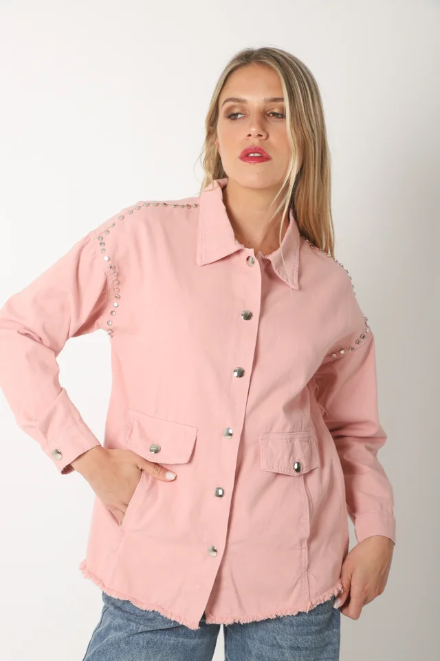 Camisaco RAPSODY gabardina c/tachas GUK70170