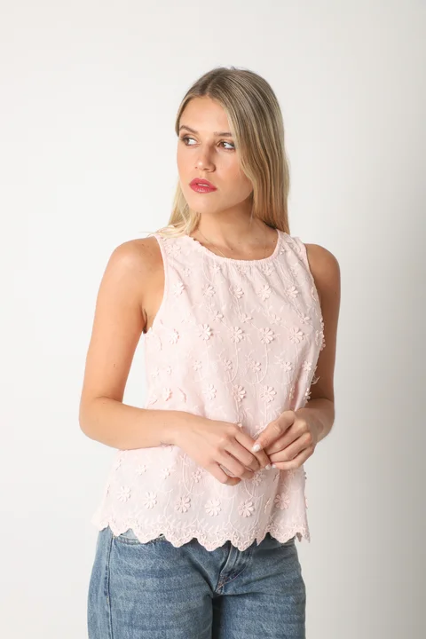 Musculosa CATTANIA  Bordada GU5157