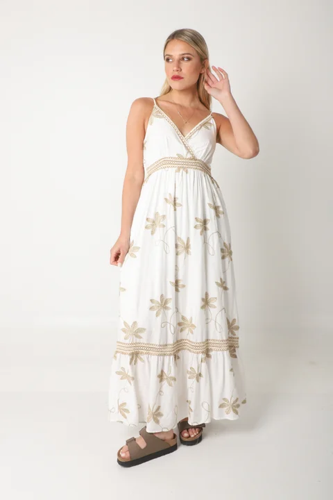 Vestido KIAF c/bordado GUK70140