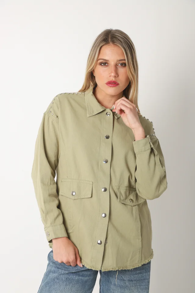 Camisaco RAPSODY gabardina c/tachas GUK70170