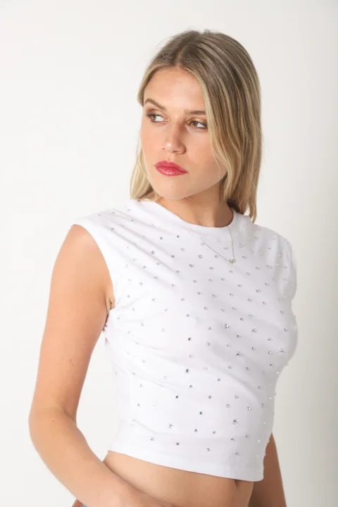 Musculosa SOUSI c/ piedras GU2667