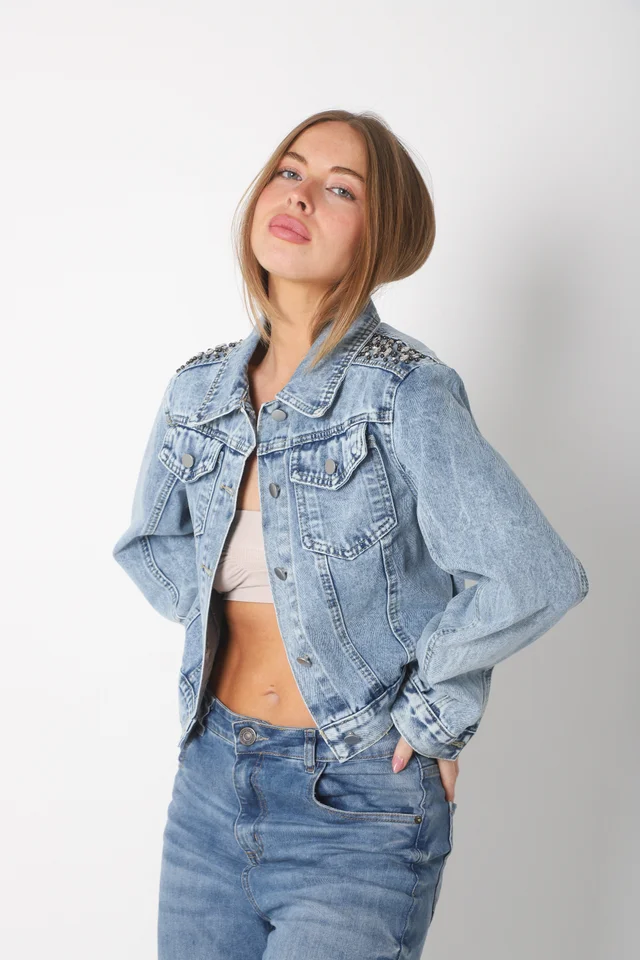 Campera JEAN VERSALLES C/ Piedras C12_1