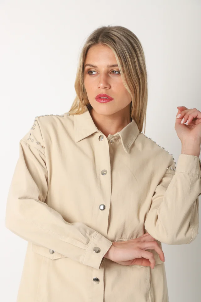 Camisaco RAPSODY gabardina c/tachas GUK70170