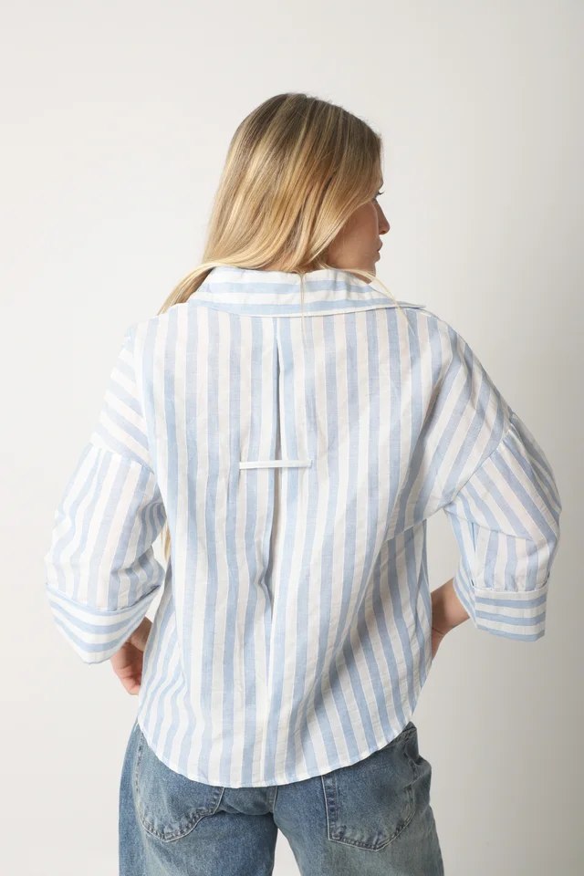 Camisa CRAYON Rayada c/ Manga 3/4 GUK70187