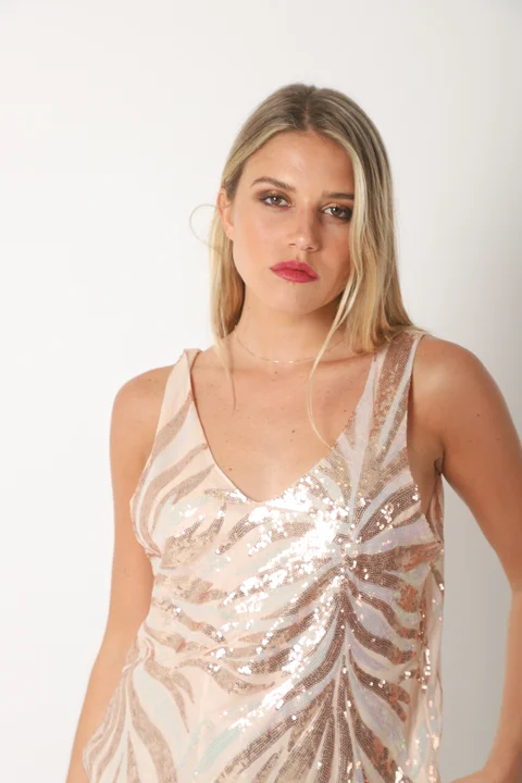 Musculosa ECLEPTIC COLOURS c/Lentejuelas GU5199