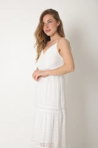 Vestido Broderie Turin GU4061 - Vista 3