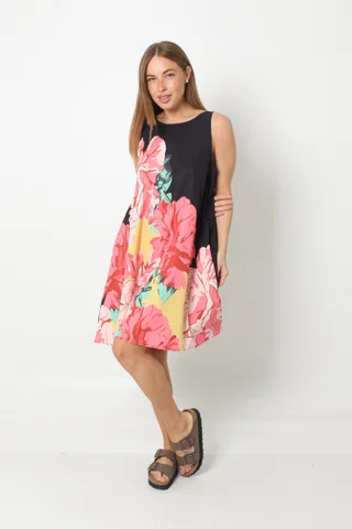 Vestido Menorca Flores c/ Bolsillos GU250 - Vista 3