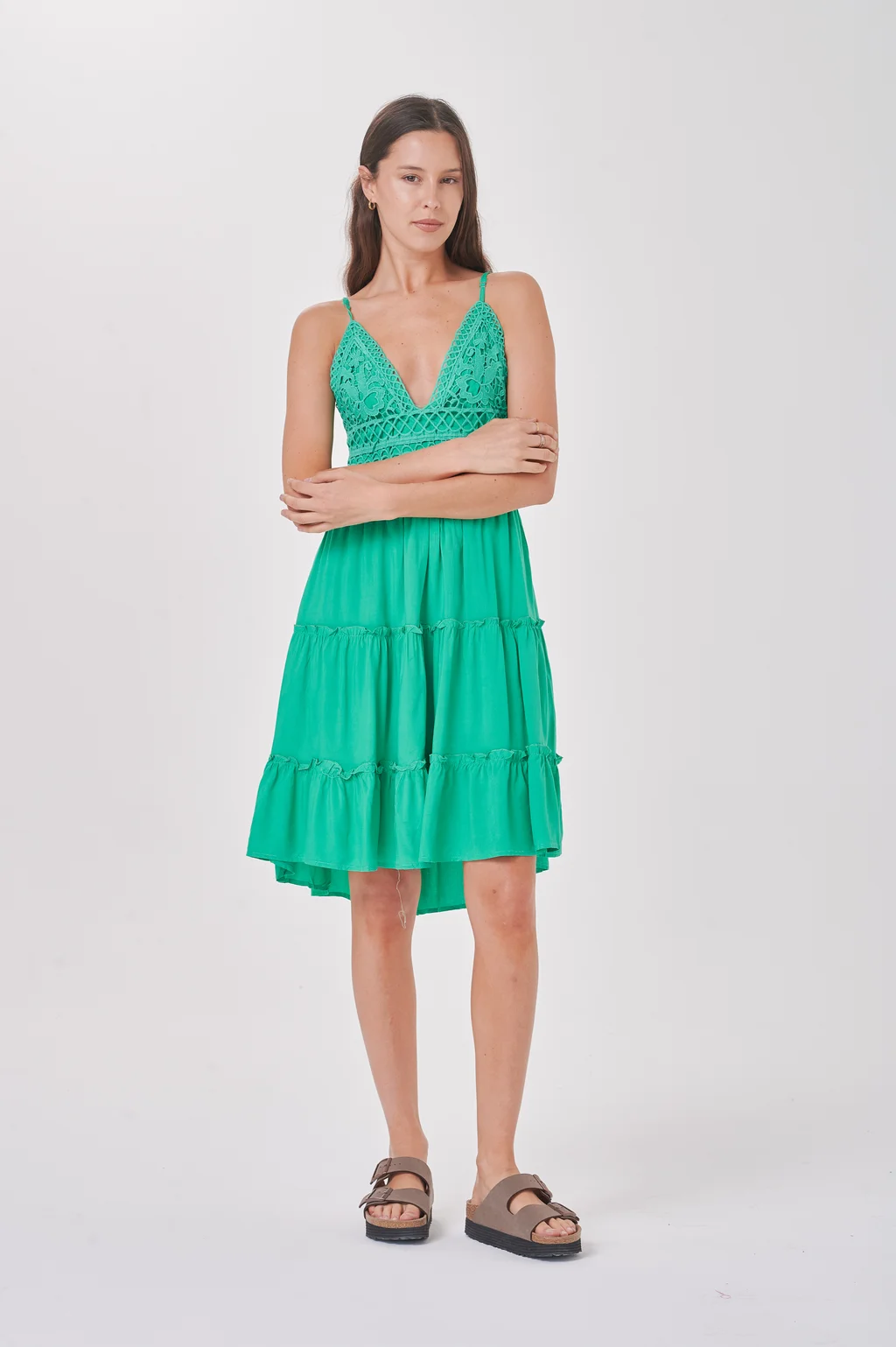 Vestido Jazz Guipiure con Lazo Colours GUK141