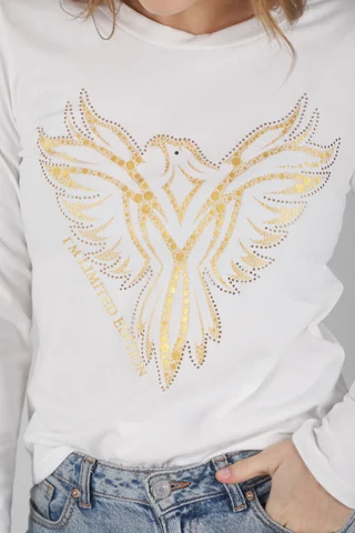 Remera Golden Eagle c/ strass GUK70057 - Vista 6