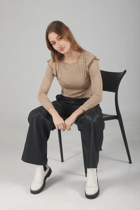 Remera Volados Modal Soft Rayada