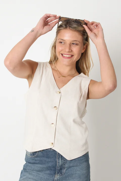 Chaleco SANDERS Lino Sastrero GUC47