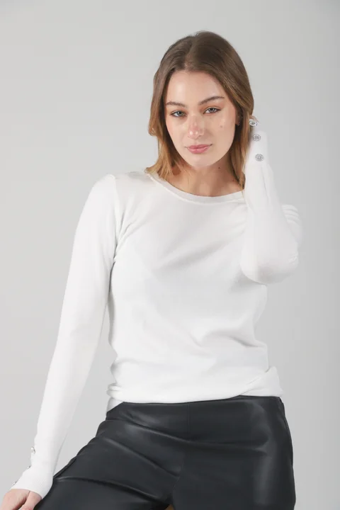 Sweater Gardiner Classic de Bremer con Botones GUL620