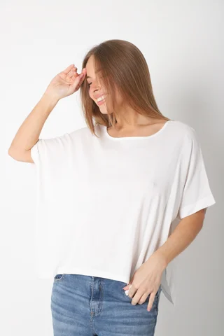 Blusa PEKIN Amplia de  Lino - Vista 3