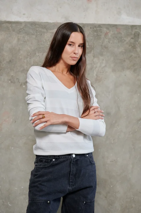 Sweater Regina Bremer Lurex Classic GUL629