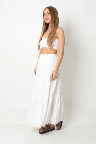 Pollera VISCAYA Paisana Con Puntilla GUN62284 - Vista 3