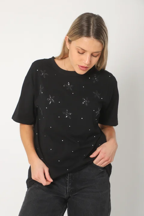 Remeron FRESY BORDADO C/ Piedras GU13678