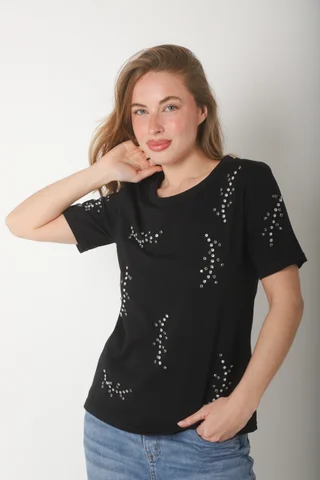 Remera KAITI C/ Piedras Colores GUK70071 - Vista 4