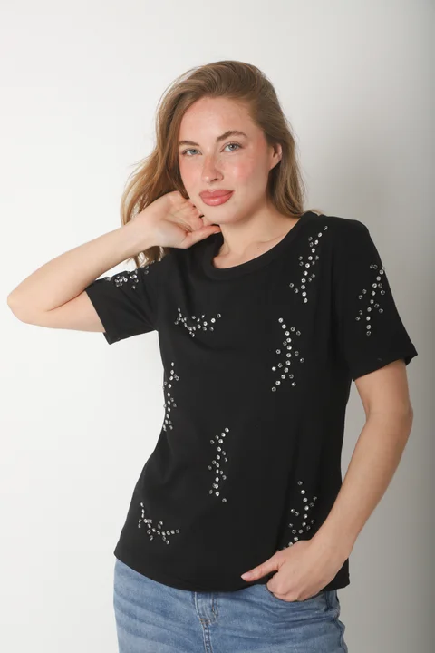 Remera KAITI C/ Piedras Colores GUK70071