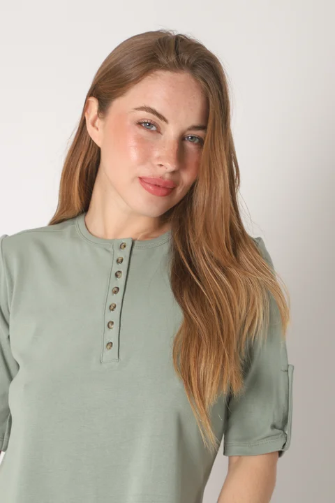 Remera AMANDA Abotonada