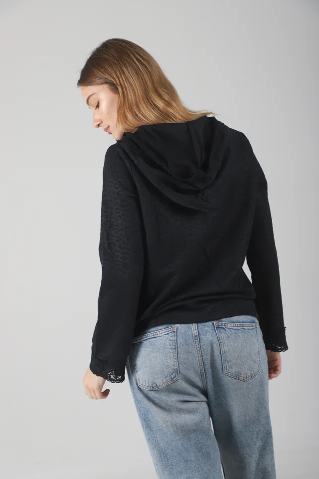 Remera Florentin c/ Capucha y Encaje GUK70067