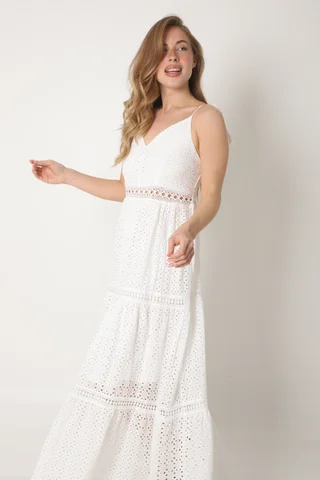 Vestido Broderie Turin GU4061 - Vista 1