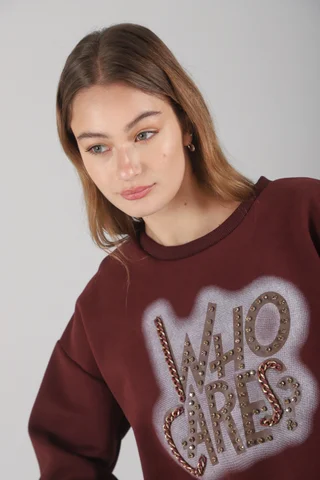 Buzo WHO CARES Gamuzado GUK70076 - Vista 3