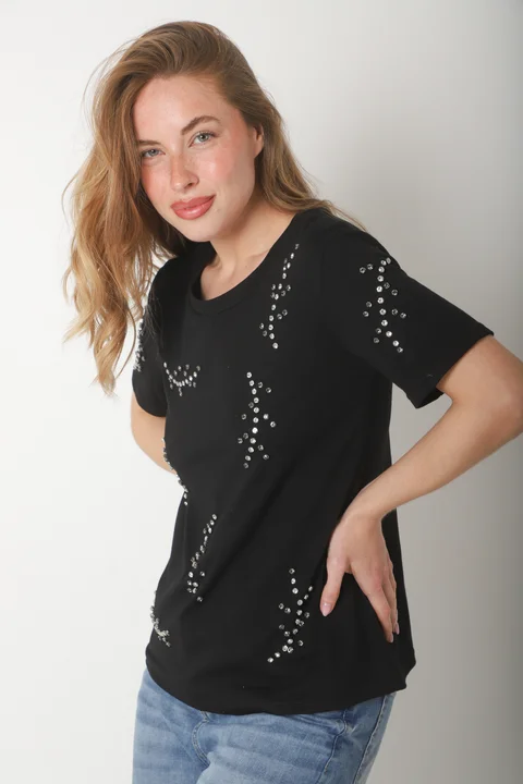 Remera KAITI C/ Piedras Colores GUK70071