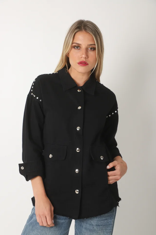 Camisaco RAPSODY gabardina c/tachas GUK70170