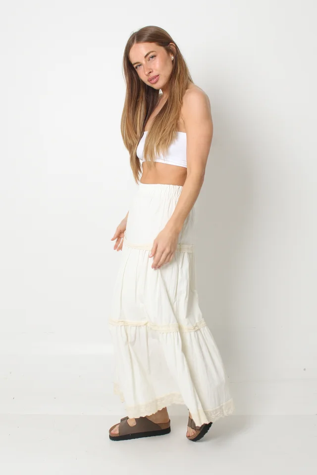 Pollera VISCAYA Paisana Con Puntilla GUN62284