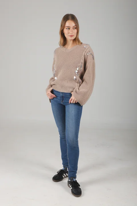 Sweater Nik Tejido c/ Lentejuelas GUL663