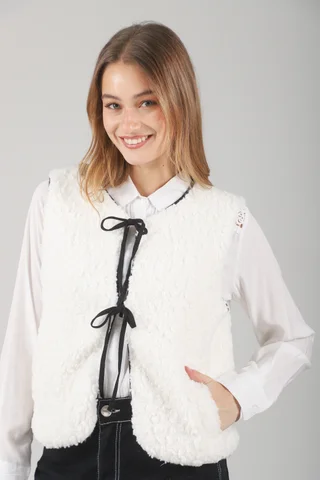 Chaleco Swiss Corderito c/ Tiras y Bolsillos GUK70068 - Vista 5