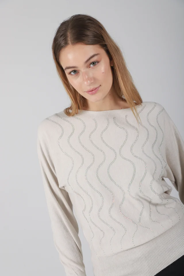 Sweater Vibes Bremer c/ Strass GU37120