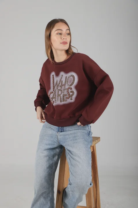 Buzo WHO CARES Gamuzado GUK70076