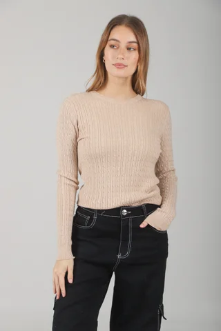 Sweater Kalu Trenzado Lurex GUL656 - Vista 2